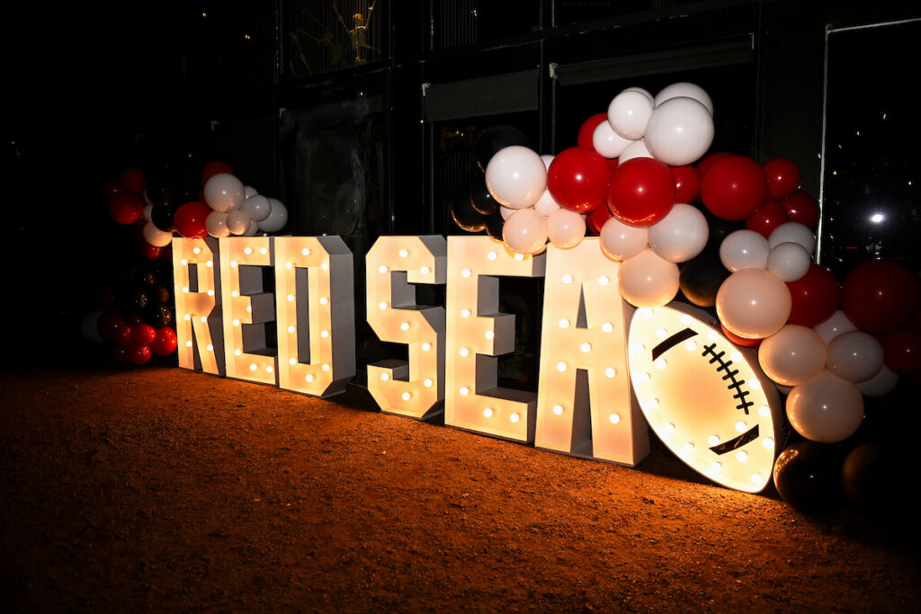 The Arizona Cardinals host a happy hour at Happiest Hour during the inaugural Cardinals Premier Travel trip to Dallas on Sunday, Nov. 2, 2025 in Dallas, TX.