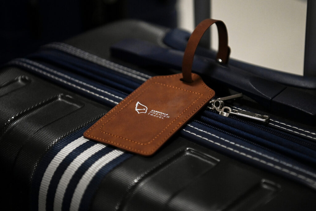 The Arizona Cardinals and Gridiron Air host the inaugural Cardinals Premier Travel trip to Dallas on Saturday, Nov. 1, 2025 in Phoenix, AZ.