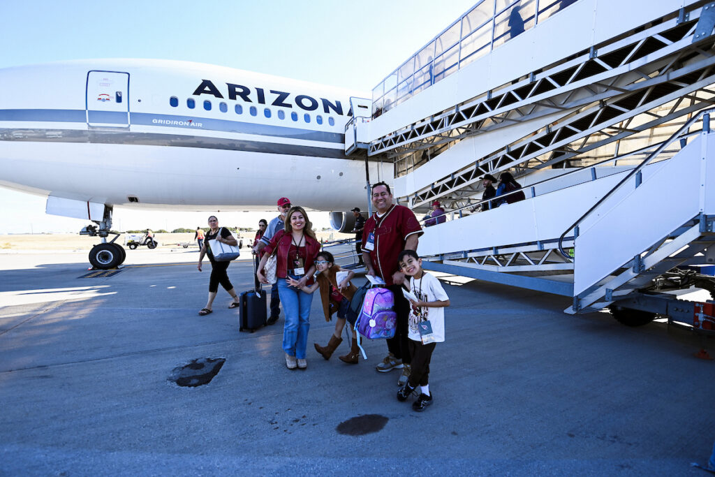 The Arizona Cardinals and Gridiron Air host the inaugural Cardinals Premier Travel trip to Dallas on Saturday, Nov. 1, 2025 in Dallas, TX.